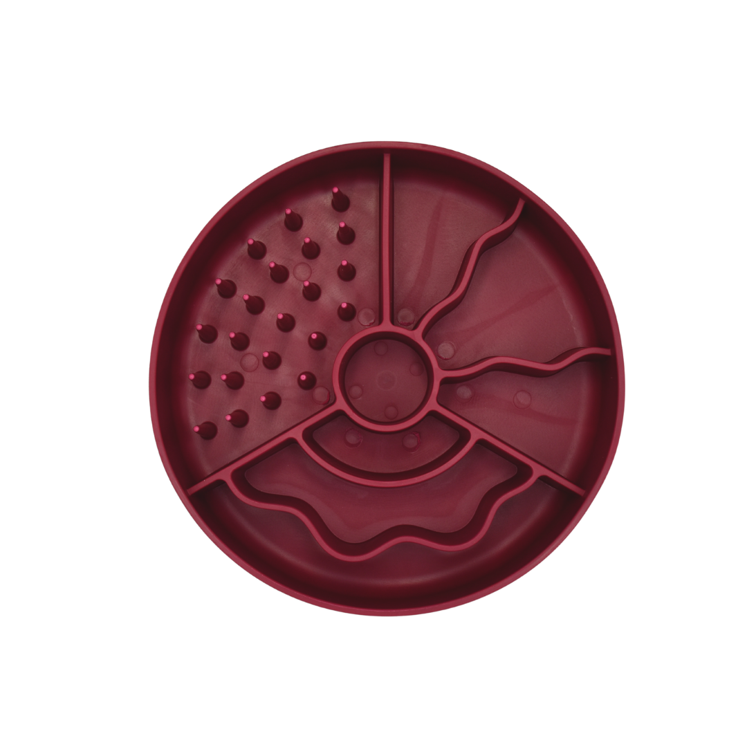 Slow fiboowl - bordowy